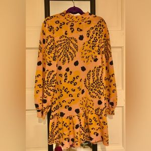 Farm Rio Palms Sweater Mini Dress